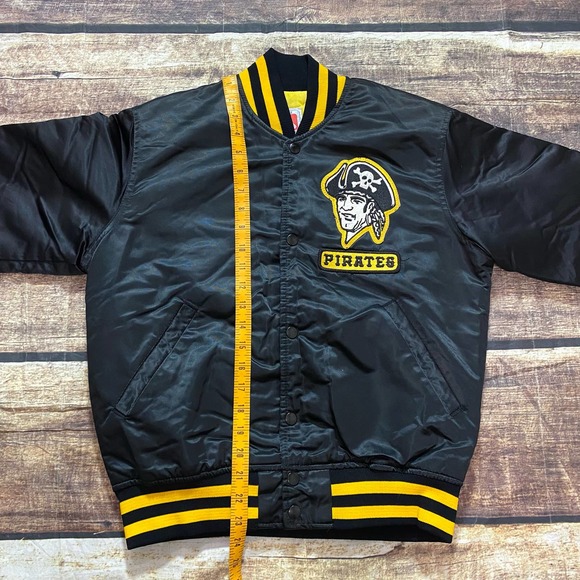 Vintage Pittsburgh Pirates STARTER Jacket Size Small MLB Baseball Satin Bomber - Picture 11 of 11